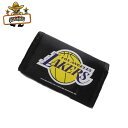 レイカーズ ナイロン 財布 三つ折り財布 ブラック ロゴ NBA LOS ANGELES LAKERS ロサンゼルス ウォレット 三つ折り コンパクト おしゃれ バスケットボール BASKETBALL ローライダー Lowrider ウエストコースト west coast アメリカ 雑貨