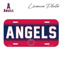 エンゼルス ナンバープレート USサイズ Los Angeles ANGELS ロサンゼルス エンジェルス ライセンスプレート MLB メジャーリーグ ベースボール 野球 公式ライセンス アメリカ 雑貨