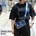 ドジャース ショルダーバック MLB dodgers LA LOS ANGELES ロサンゼルス カバン 肩掛け バック クリア クリアバッグ ポーチ おしゃれ プレゼント メジャーリーグ ベースボール 野球 大谷翔平 ローライダー Lowrider ウエストコースト west coast アメリカ 雑貨