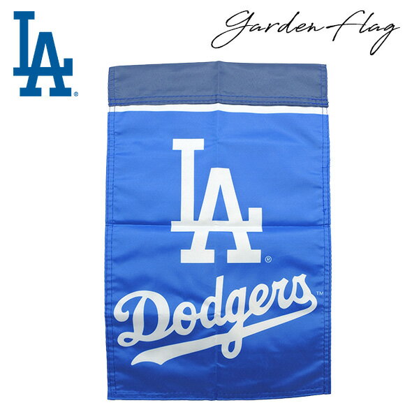 Rakuten - ドジャース ガーデンフラッグ ロゴ ロサンゼルス ドジャース グッズ MLB dodgers LA LOS ANGELES 大谷翔平 フラッグ バナー 旗 タペストリー ディスプレイ ウォールインテリア ガレージ 装飾 おしゃれ ロゴ ウォールアート ローライダー ウエストコースト アメリカ 雑貨