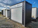 【中古】 3.5m シャッター付 コンテナ 1.9坪 3.1畳 6.1平米 中古プレハブ 中古コンテナ used prefab container home 倉庫 物置 車屋 バイクガレージ 10003131-02