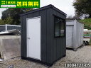 【中古】 1.8m ユニットハウス 1坪 2畳 3.4平米 中古コンテナ 中古プレハブ スーパーハウス バイクガレージ 事務所 倉庫 物置 店舗 仮設 車屋 1...