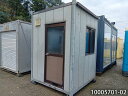 【中古】1.8m ユニットハウス 1坪 2畳 3.2平米 スーパーハウス used prefab container homes 休憩所 簡易ハウス プレハブ小...