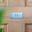 AXCIS アクシス DIY リフォーム 新生活 ステンレスサイン Toilet S