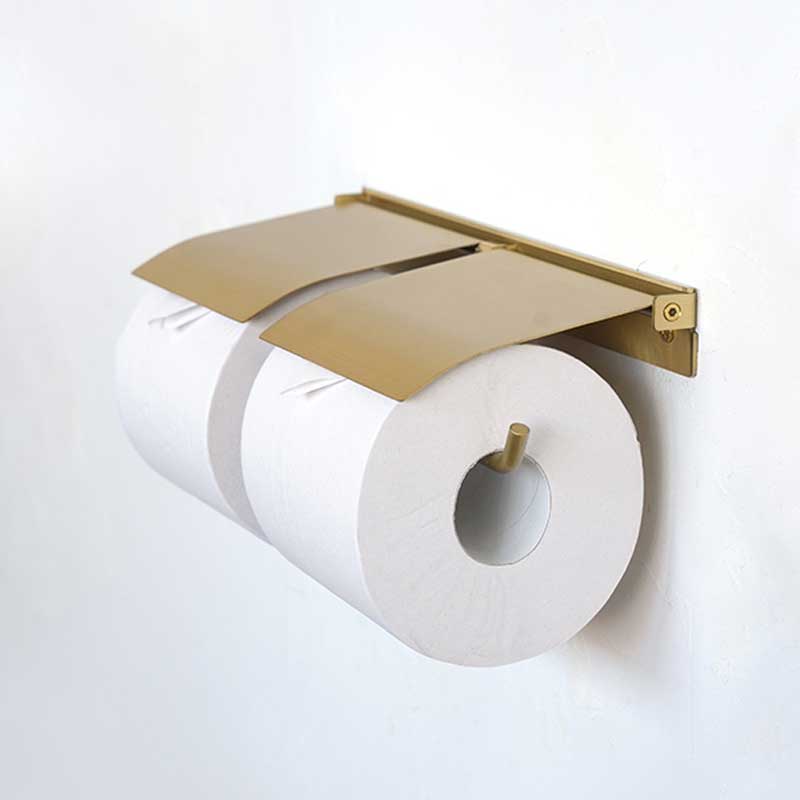 AXCIS アクシス DIY リフォーム 新生活 flap ペーパーホルダーダブル ブラス