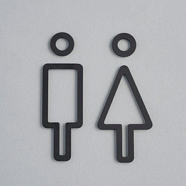 サインプレート トイレ toilet line sign plate iron AXCIS アクシス DIY リフォー...