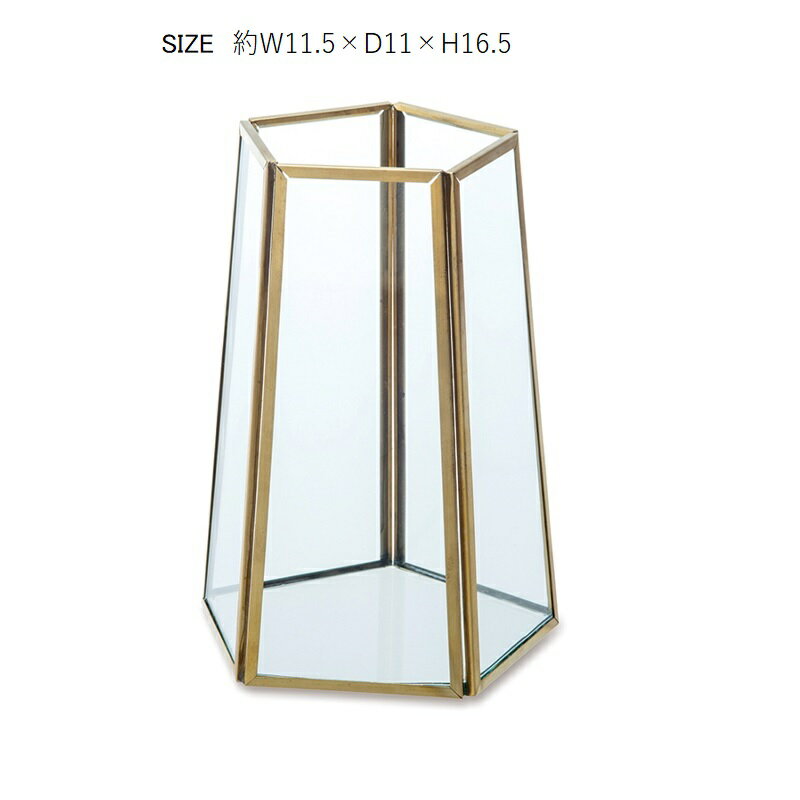 花瓶 ガラス 一輪挿し シンプル 北欧 フレームフラワーベース ソリッド [2]