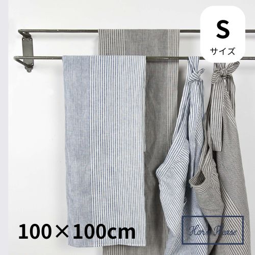 フリークロス リネン ストライプ カーム S 110×110cm