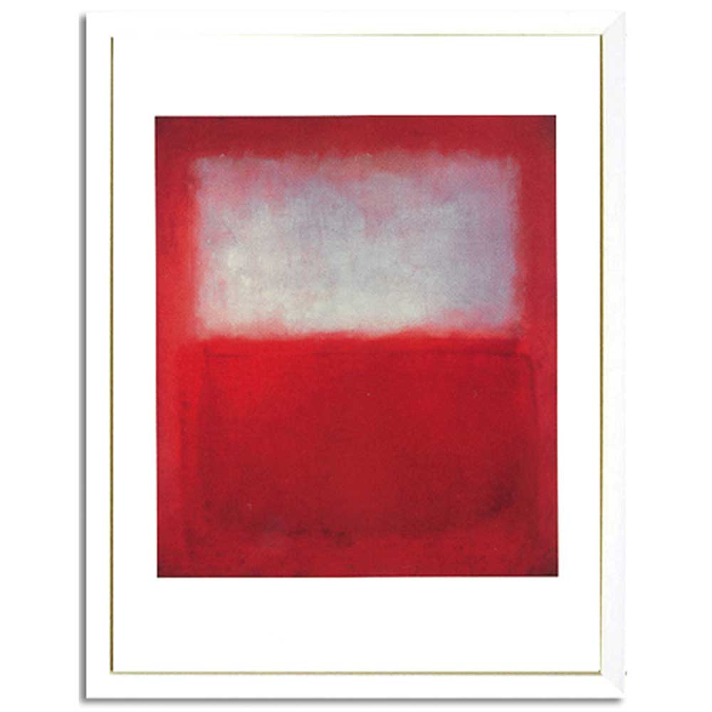 ȥݥ(ǥ󥹥) ƥݥ꡼ Modern Design Studio Mark Rothko White over Red