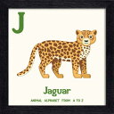 ZAKKA-ART(アニマルアルファベット) 雑貨アート Animal Alphabet Jaguar