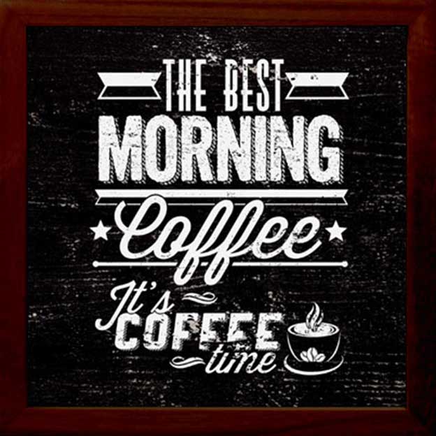 ZAKKA-ART(サインフレーム) 雑貨アート Sign Frame Coffee The Best Morning Coffee Time Coffee 6