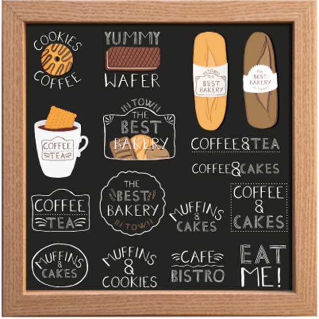ZAKKA-ART(サインフレーム) 雑貨アート Sign Frame Coffee Coffee Enjoy