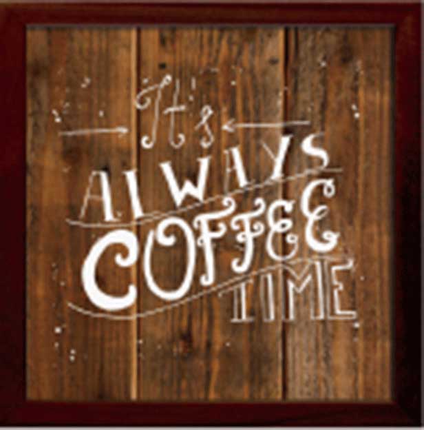 ZAKKA-ART(サインフレーム) 雑貨アート Sign Frame Coffee Always Coffee Time