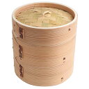 せいろ 2段 18cm 中華せいろ 蒸し器 蒸篭 蒸籠 天然木 2段セット ヘルシー 点心 飲茶 小籠包 しゅうまい おこわ 蒸し料理 温野菜 プリン 茶わん蒸...
