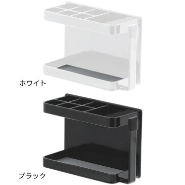 歯ブラシスタンド すっきり 収納 落ちない ホワイト ブラック 歯ブラシ立て 歯ブラシホルダー コップ グラス シェーバー カミソリ 髭剃り マグネット 磁石 浴室 洗面所山崎実業 yamazaki towerマグネットバスルームトゥースブラシスタンド タワー 　yz-3807-3808