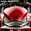 YZF-R3/YZF-R25 タンクパッド 送料無料 TEOGONIA GOLEM CONVEX TANKPAD YZF-R3/YZF-R25専用 コンベックス タンクパッド タンク グリップ パッド センターパッド ニーグリップ あす楽対応 バイク好き ギフト