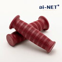 送料無料 ainet/アイネット 91567 樽型グリップ 樽スクエアグリップ タル型 グリップ 22.2mm ハンドルグリップ クラシック バイク オートバイ...