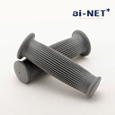 送料無料 ainet/アイネット 91569 樽型グリップ 樽型ストライプ 22.2mm ハンドルグリップ クラシック バイク オートバイ パーツ カスタム 交...