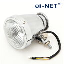 送料無料 Nocturn/ノクターン ヘッドライト メッキ/クリア ビンテージ D016A TW200 CB400SS シャドウ400 SR400 ドラッグスタ...