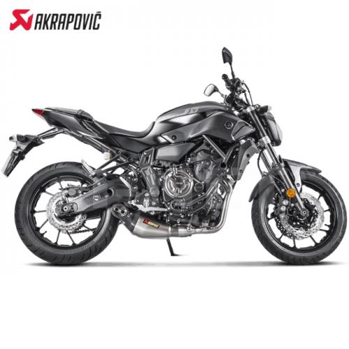 マフラー 送料無料 AKRAPOVIC/アクラポヴィッチ MT-07 XSR700 レーシングライン チタン 触媒付 JMCA S-Y7R5-HEGEHJPP フルエキゾーストマフラー カスタムパーツ 車検対応