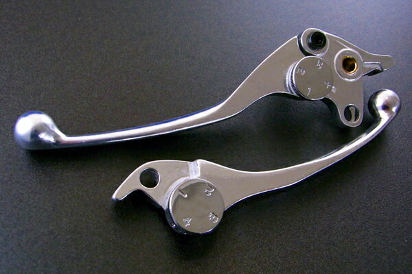 納期未定入荷後発送 【国内メーカー】【ALBA[アルバ]】ZRX1100/2 [97-00] ブレーキレバー クラッチレバー 左右セット カラー[シルバー] バイク好き ギフト