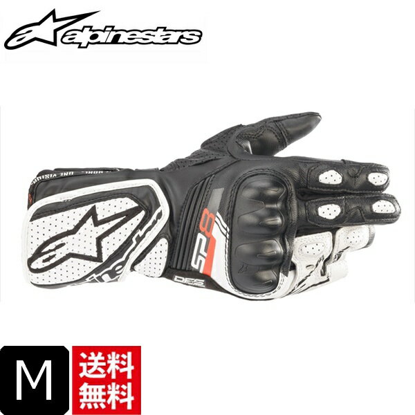 納期未定 入荷後発送 WOMENS アルパインスターズ Mサイズ STELLA SP-8 V3 LEATHER GLOVE 12BLACKWHITE グローブ 通勤 通学 moto 送料無料 バイク用 バイク好き ギフト お買い物マラソン 開催