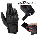 alpinestars/アルパインスターズ 3501723 PHENOM LEATHER GLOVE M 黒 BLACK グローブ 本革 プロテクター バイク スマホタッチ ゴートスキン ヤギ革 山羊 フルレザー シンプル バイク カーボン調 スマホ対応 バイク 自転車 おしゃれ かわいい かっこいい プロテクター 手袋