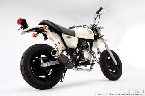 マフラー 送料無料 BEAMS[ビームス]マフラー APE100/エイプ100 SS300カーボン B115-08-000 バイク好き ギフト