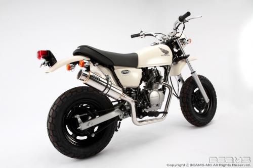 マフラー 送料無料 BEAMS[ビームス]マフラー APE100/エイプ100 SS300ソニック B115-07-003 バイク好き ギフト