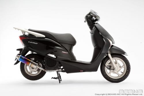 マフラー 送料無料 BEAMS[ビームス]マフラー リード110/LEAD110 前期モデル SS300チタン B131-09-000 バイク好き ギフト