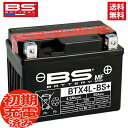 TZR250 TZR250/SP 3MA用 BSバッテリー BTX4L-BS (YT4L-BS YTX4L-BS FT4L-BS BT4L-BS)互換 液別 MF バイクバッテリー バイク好き ギフト お買い物マラソン 開催