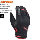 ブラックレッド/XL DAYTONA/デイトナ DG-005 ソフトフィットレザーウインターグローブ 37376 moto バイク用 通勤通学 ツーリング アー...