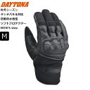 7月上旬入荷予定 ブラック/M DAYTONA/デイトナ DG-007 AWラバーナックルグローブ 37429 moto バイク用 通勤通学 ツーリング アーバ...