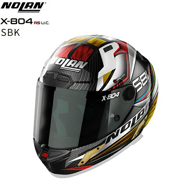 【8月上旬入荷予定】 送料無料 NOLAN X-804RS ULTRA CARBON SBK/23 L(59-60) 44367 フルフェイス ヘルメット レーシング Xシリーズ SG規格（MFJ公認） バイク用 moto 2輪 お買い物マラソン 開催