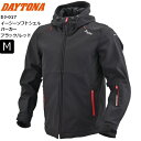 ブラックレッド/Mサイズ 送料無料 デイトナ/Daytona DJ-017 イージーソフトシェルパーカー 48628 バイク用 ジャケット 春秋冬 CE規格 ソフトプロテクター付属 防風 お買い物マラソン 開催
