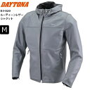 グレー/Mサイズ 春秋 送料無料 デイトナ(Daytona) DJ-020 ルーティーンレザージャケット 48012 バイク用 CE規格 ソフトプロテクター付属...
