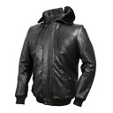 【送料無料】 【DEGNER】 デグナー 19WJ-11 フード付 シープレザージャケット ブラック サイズ2XL バイク好き ギフト お買い物マラソン 開催