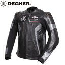 【送料無料】 【DEGNER】 デグナー 19WJ-19 レザーレーシングジャケット ブラックガンメタ サイズXL バイク好き ギフト