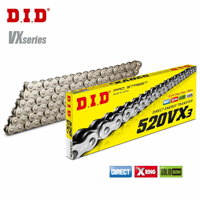 DID Ʊ  520VX3-108L ZJ() STEEL  X-Ring ȥ꡼ѥ ɥ饤֥ ֥åե饤ǡ  