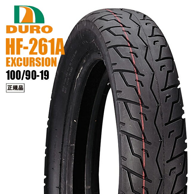 ダンロップOEM グラストラッカービッグボーイ250/2001～用 フロントタイヤ DURO HF261A 100/90-19 57H TL デューロ バイク好き ギフト 楽天お買い物マラソン 開催