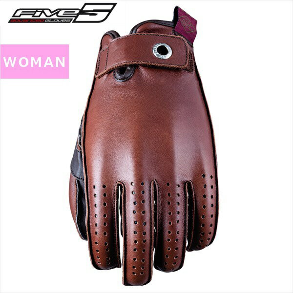 Five5/ファイブ COLORADO WOMAN Sサイズ BURGUNDY BROWN コロラド グローブ 送料無料 レザー moto バイク用 ヴィンテージスタイル 通勤 通学 ツーリング アーバン 街乗り バイク好き ギフト