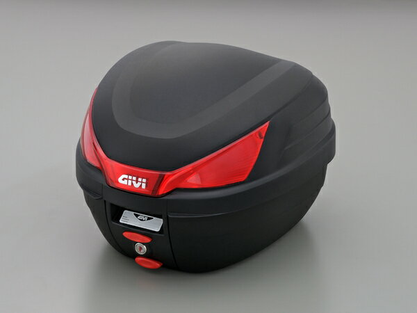 GIVI ジビ リアボックスバイク用ボックスモノロックケースモノロックケースB27N未塗装ブラック(黒)27Lストップランプ