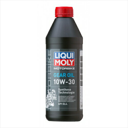 | 商品詳細メーカー: LIQUIMOLY商品名: LIQUIMOLY Motorbike Gear Oil 10W-30 1L ギアオイル品番: 20857容量: 1Lモーターバイク用ギアオイルメーカー定価: 2,100円(税別)主な特徴・潤滑性能アップ・油膜性能アップ・シフトショック軽減・ノイズ制御| おすすめポイント通常走行から高負荷の条件下まであらゆる状況に対応できるトランスミッション及びファイナルギア用オイル。厳選されたベースオイルに、あらゆる状況に対応できる添加剤を加えた高性能・高耐久性フルシンセティックギアオイル。ミッションオイルや、ドライブオイルとして幅広く使用可能です。レース車両〜スクーターなど、あらゆる車両にお勧めです。※ご注文頂いたタイミングにより、多店舗での販売も行なっていますので、欠品により取り寄せまでのお時間を頂く場合もございます。ご了承下さい。※受注生産、品切れの商品は、ご注文後に納期をお知らせします。※メーカー廃番品の商品はご連絡後キャンセルのお手続きを行わせて頂きます。鉱物油 フルシンセティック 【LIQUIMOLY】 Motorbike Gear Oil 10W-30 1L ギアオイル 20857 | 商品詳細 メーカー: LIQUIMOLY商品名: LIQUIMOLY Motorbike Gear Oil 10W-30 1L ギアオイル品番: 20857容量: 1Lモーターバイク用ギアオイルメーカー定価: 2,100円(税別)主な特徴・潤滑性能アップ・油膜性能アップ・シフトショック軽減・ノイズ制御 | おすすめポイント 通常走行から高負荷の条件下まであらゆる状況に対応できるトランスミッション及びファイナルギア用オイル。厳選されたベースオイルに、あらゆる状況に対応できる添加剤を加えた高性能・高耐久性フルシンセティックギアオイル。ミッションオイルや、ドライブオイルとして幅広く使用可能です。レース車両〜スクーターなど、あらゆる車両にお勧めです。※ご注文頂いたタイミングにより、多店舗での販売も行なっていますので、欠品により取り寄せまでのお時間を頂く場合もございます。ご了承下さい。※受注生産、品切れの商品は、ご注文後に納期をお知らせします。※メーカー廃番品の商品はご連絡後キャンセルのお手続きを行わせて頂きます。