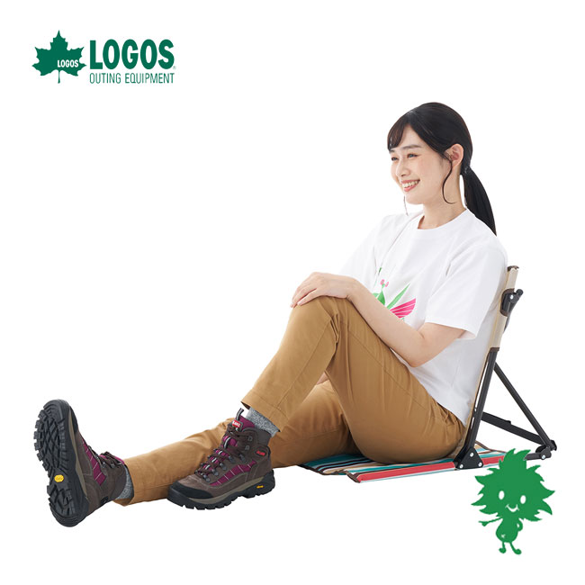 LOGOS ロゴス グランドチェア 73311011 座椅子タイプ 折りたたみチェア 通気性抜群 テスリンメッシュ生地 ロータイプ アウトドア キャンプ テント 焚火 たき火 星天 天体観測 おしゃれ あす楽対応 お買い物マラソン 開催 auc-ainetshop-10144362 アイネット楽天市場店 サンプル画像2