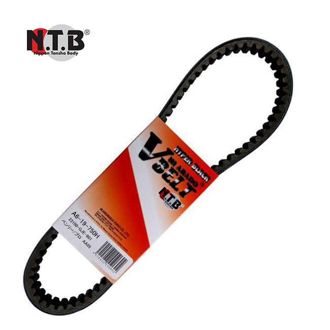 NTB/エヌティービー ドライブベルト Vベルト A6-19-750H 純正品番 23100-GJE-901互...
