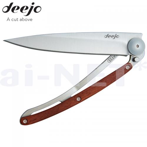 DEEJO/ディージョ wood 37g coralwood 小型軽量ナイフ DJ-1005 コンパクトナイフ 折りたたみナイフ 携帯ナイフ キャンプ用 フィッシング用 送料無料 あす楽対応【お買い物マラソン 開催】通販格安セール情報 楽天 通販