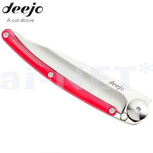 DEEJO/ディージョ colors 27g レッド 小型軽量ナイフ 【DJ-3006】 コンパクトナイフ 折りたたみナイフ 携帯ナイフ キャンプ用 フィッシング用【お買い物マラソン 開催】通販格安セール情報 楽天 通販