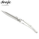 【1日〜最大2,000円OFFクーポン】DEEJO/ディージョ White Gold Glided 37g 小型軽量ナイフ DJ-3009 コンパクトナイフ 折...