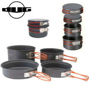 DUG/ダグ BANQUET-1 DG-0204 BANQUET-Iブラックアルミクッカー 大鍋 小鍋 フライパン BBQ キャンプ アウトドア フィッシング 登山 トレッキング ケトル クッカーセット 調理器具 フィッシング アウトドアギア ファミリーキャンプ あす楽対応【お買い物マラソン 開催】通販格安セール情報 楽天 通販