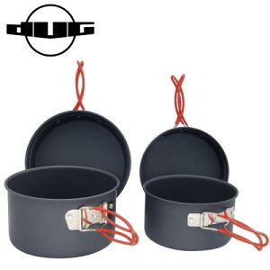 DUG/ダグ BANQUET-1 DG-0204 BANQUET-Iブラックアルミクッカー 大鍋 小鍋 フライパン BBQ キャンプ アウトドア フィッシング 登山 トレッキング ケトル クッカーセット 調理器具 フィッシング アウトドアギア ファミリーキャンプ あす楽対応【お買い物マラソン 開催】通販格安セール情報 楽天 通販